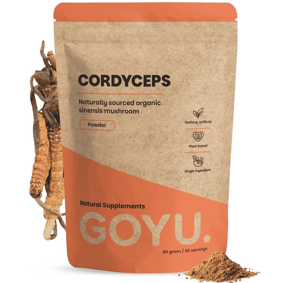 Biologische Cordyceps poeder goyu supplement superfood