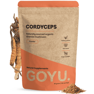 Biologische Cordyceps poeder goyu supplement superfood