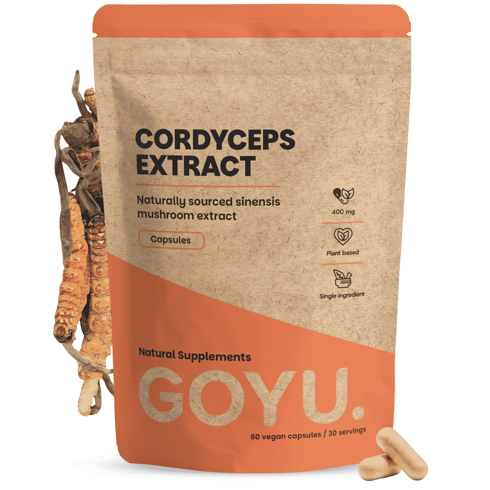 Cordyceps Extrakt Kapseln 400 mg