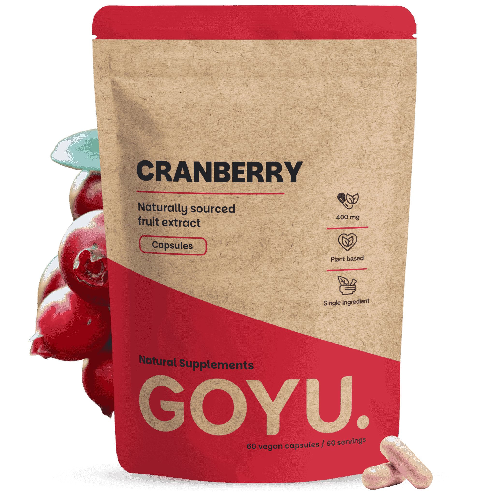 Cranberry Extrakt Kapseln 400 mg