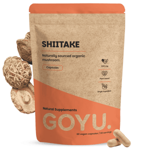 Biologische Shiitake capsules goyu supplement superfood