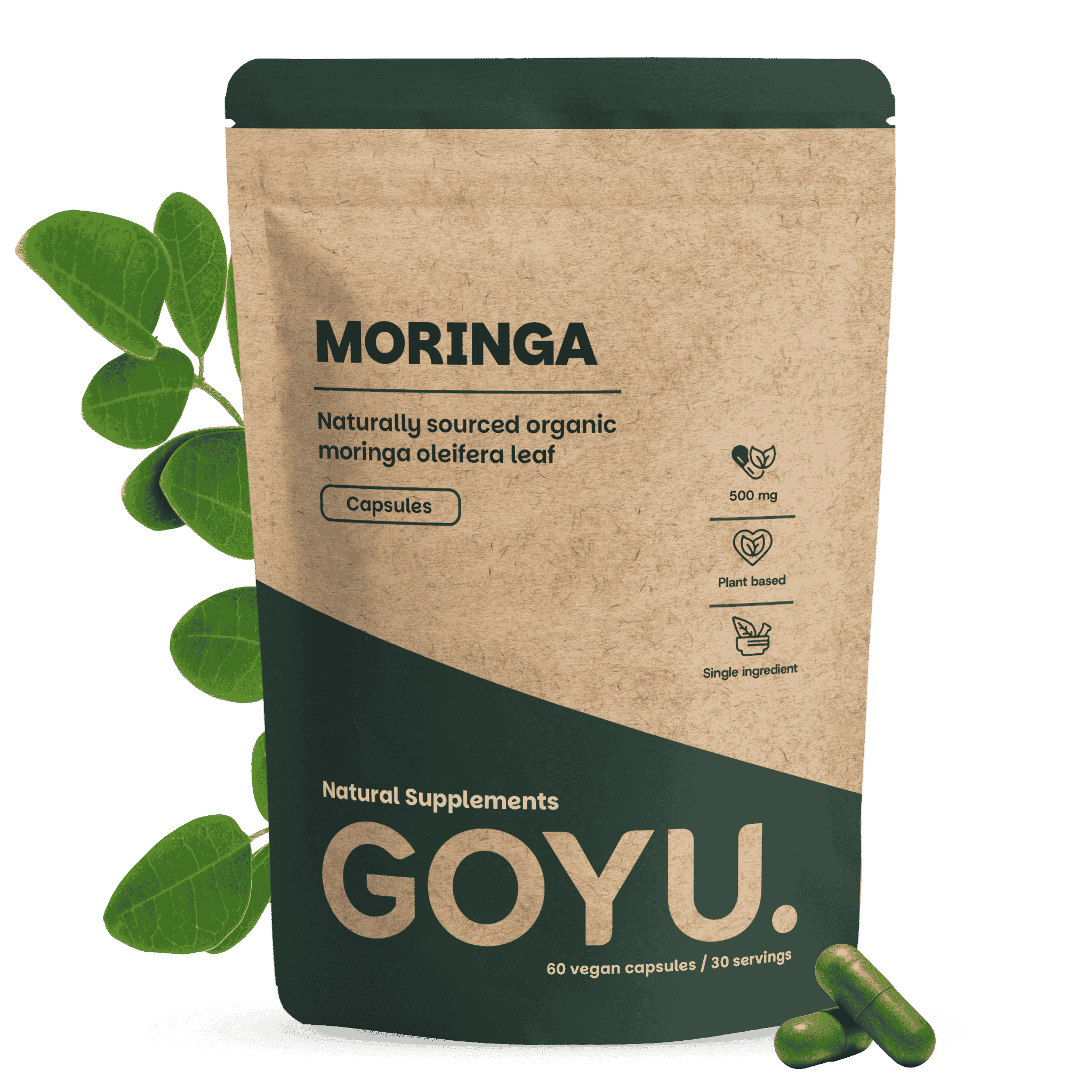 Moringa Kapseln 500 mg Biologisch