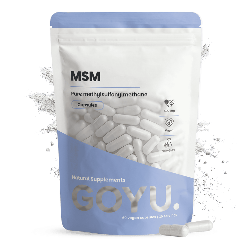 MSM capsules goyu superfood supplement