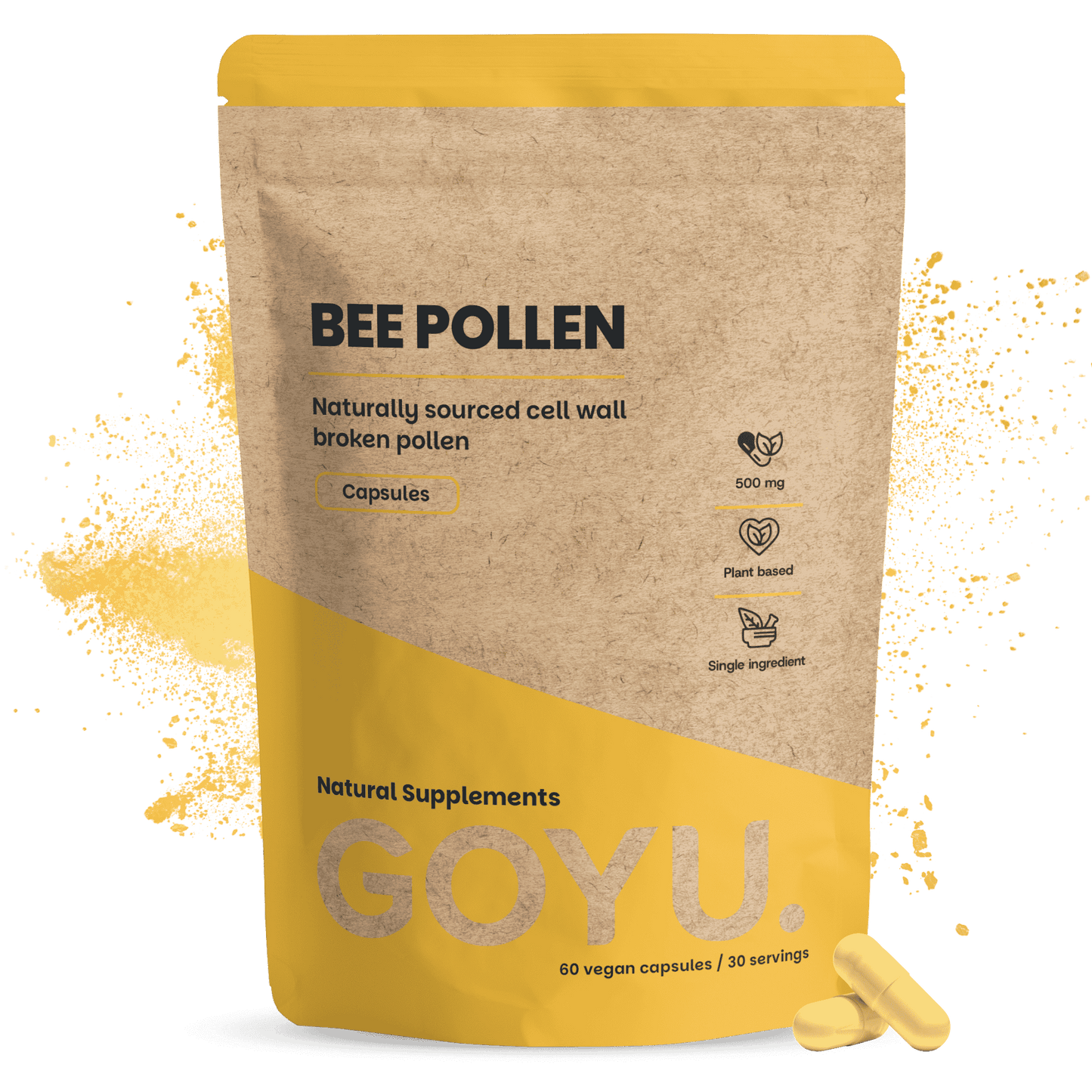 Bijenpollen extract capsules goyu supplement superfood