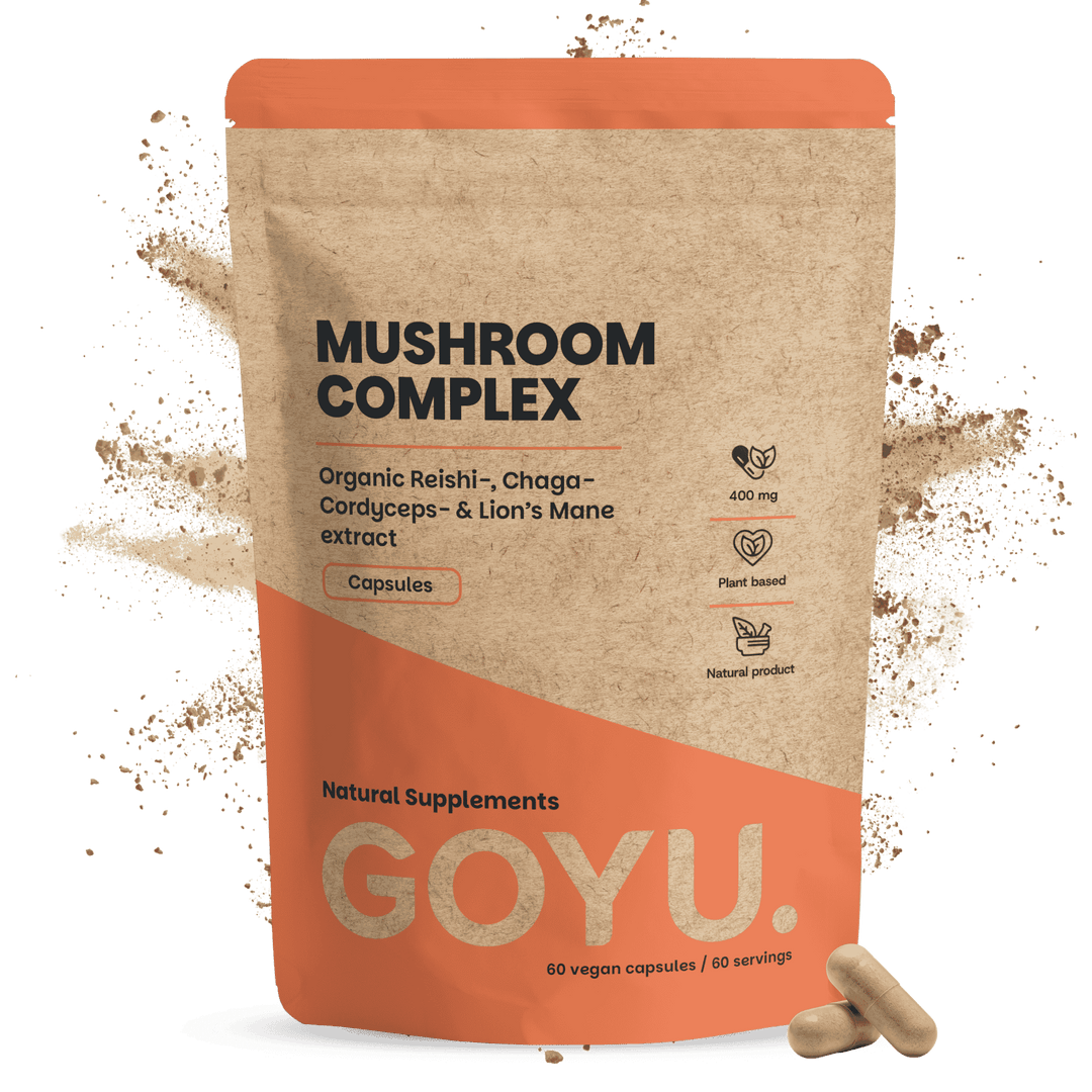 Biologische Paddenstoel complex extract capsules goyu superfood supplement