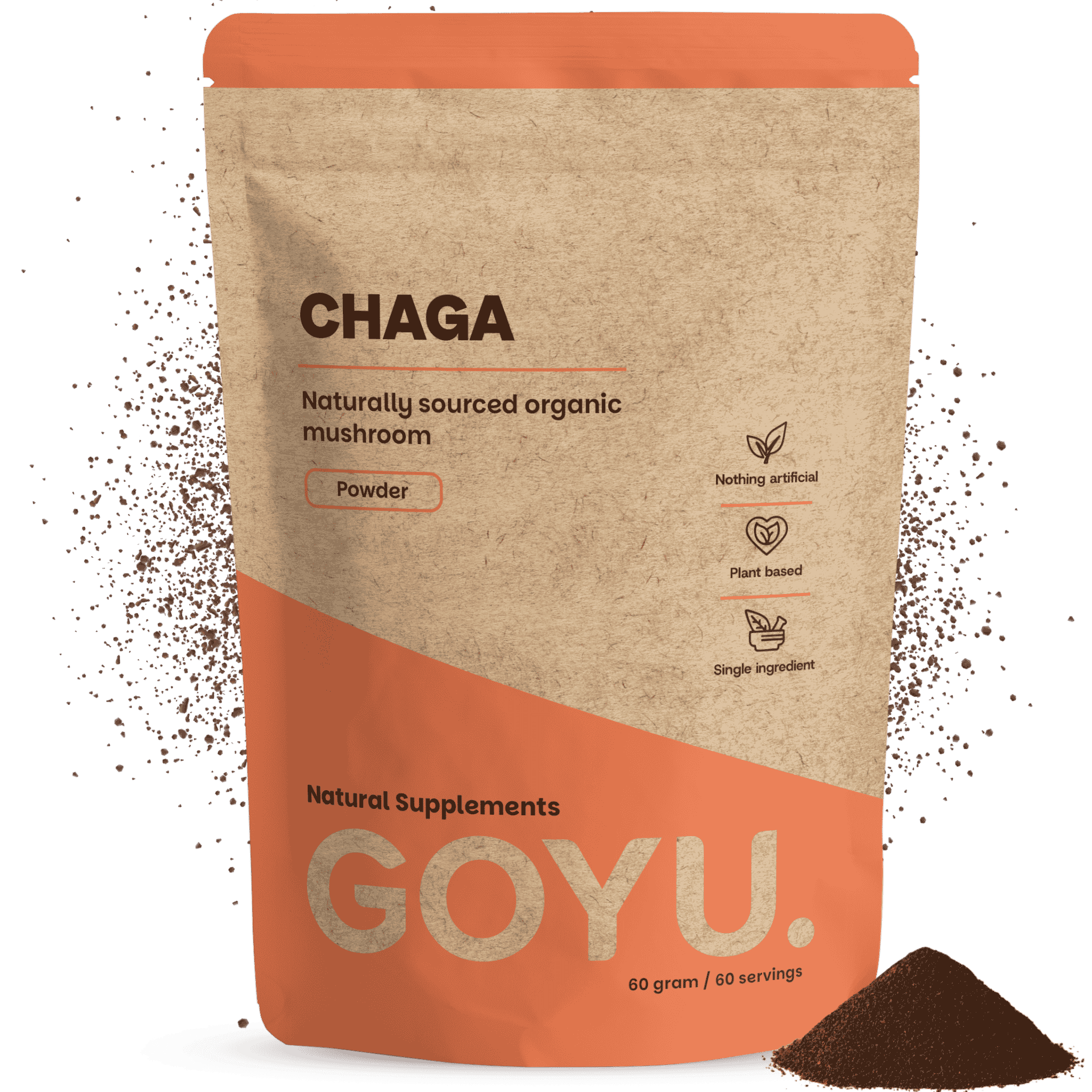 Chaga Poeder Biologisch