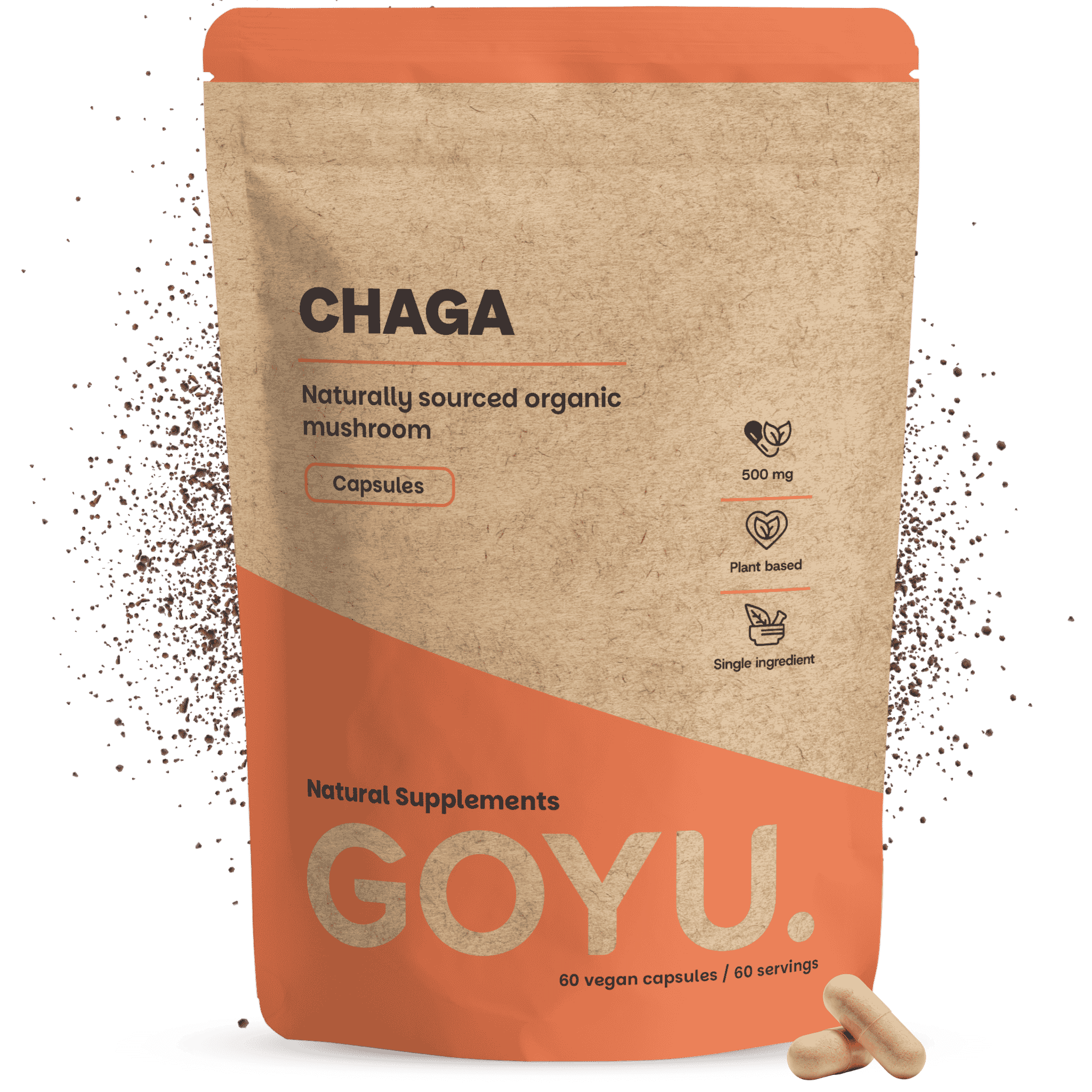 Chaga Kapseln 500 mg Biologisch