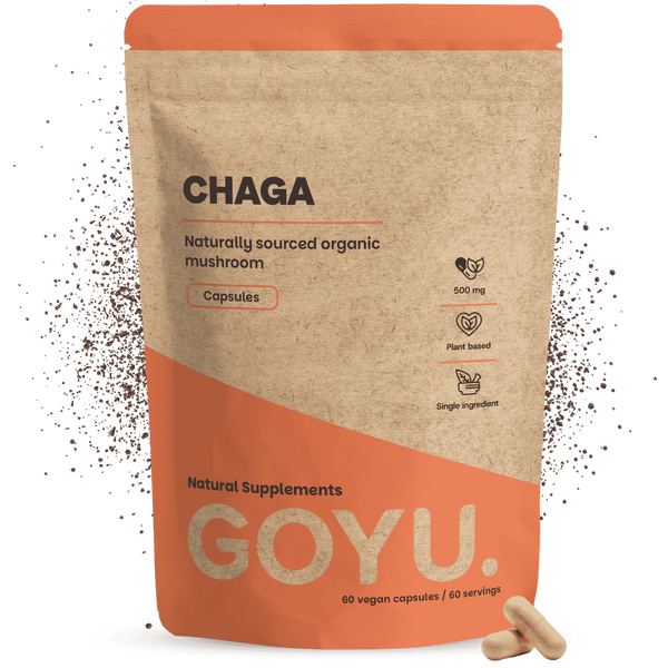 Biologische Chaga capsules goyu supplement superfood