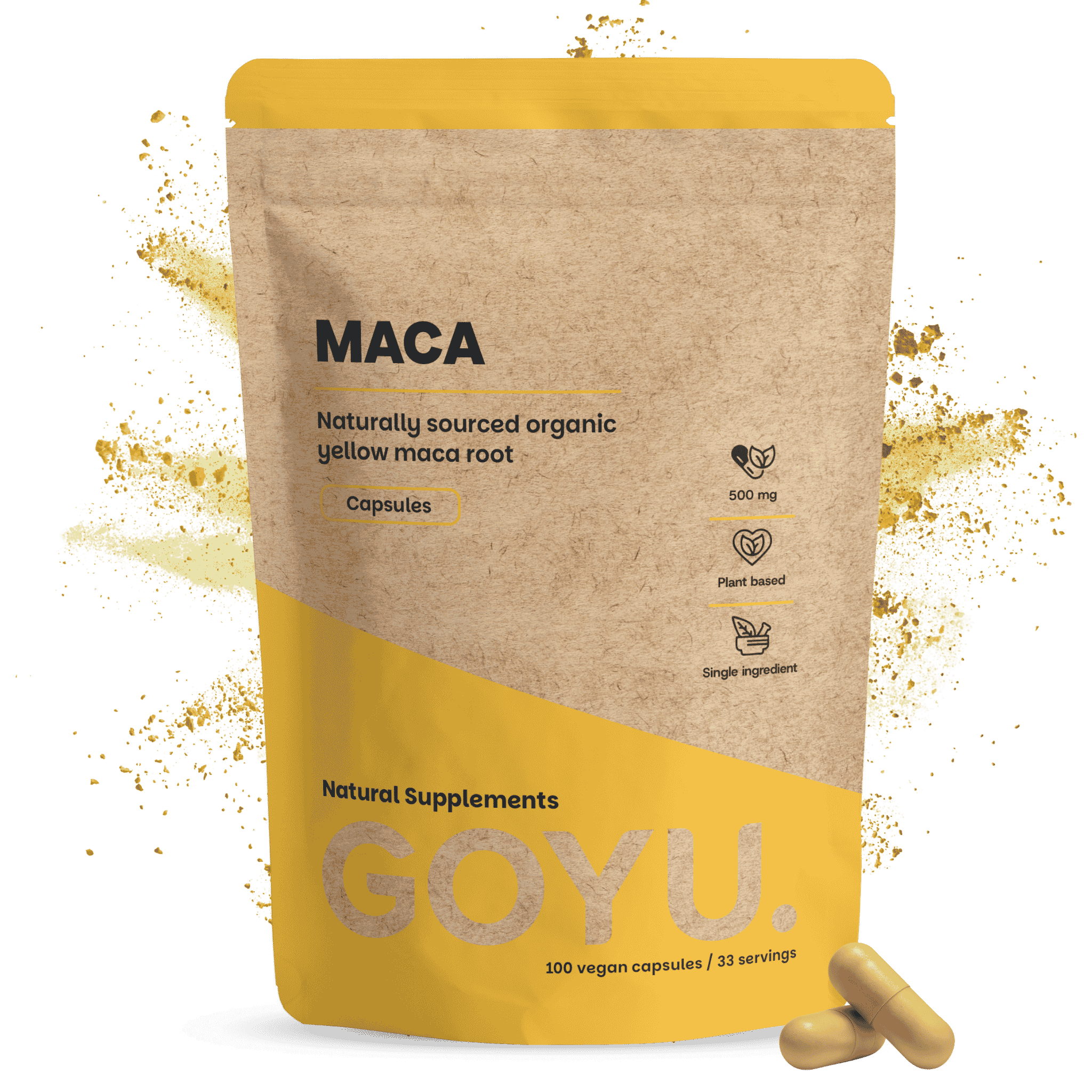 Maca Capsules 500 mg Biologisch