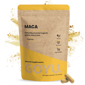 Maca capsules goyu supplement superfood