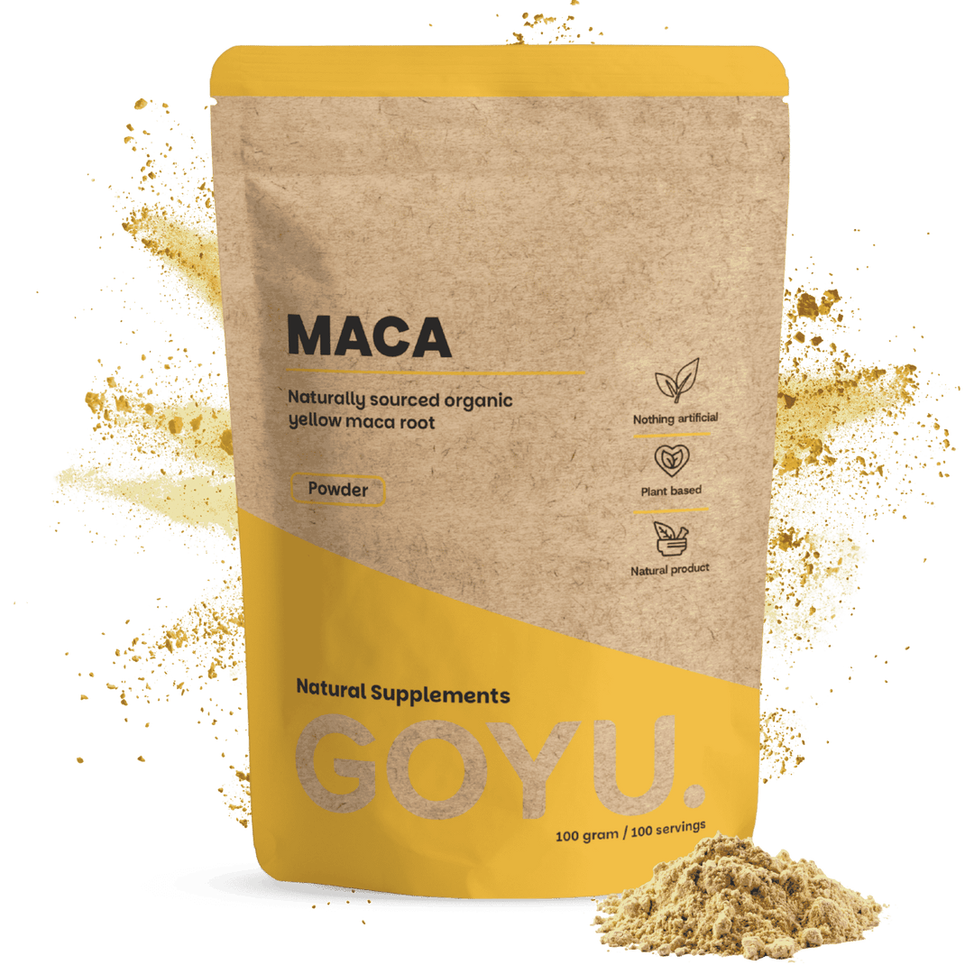 Biologisch Maca poeder goyu supplement superfood