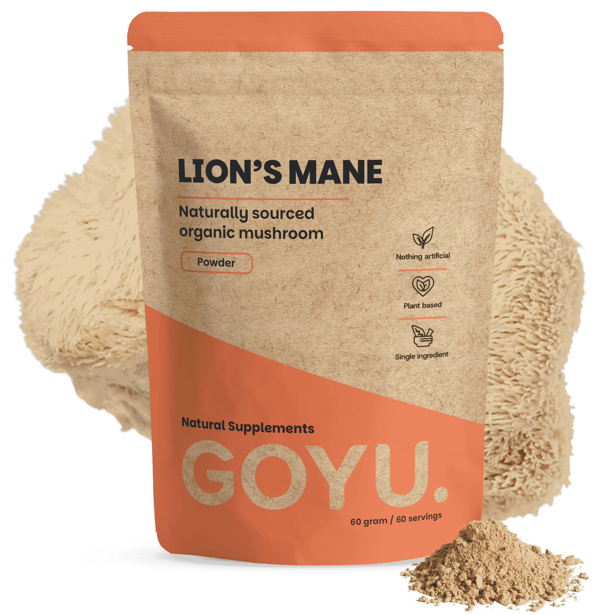 Lion's Mane Poeder Biologisch