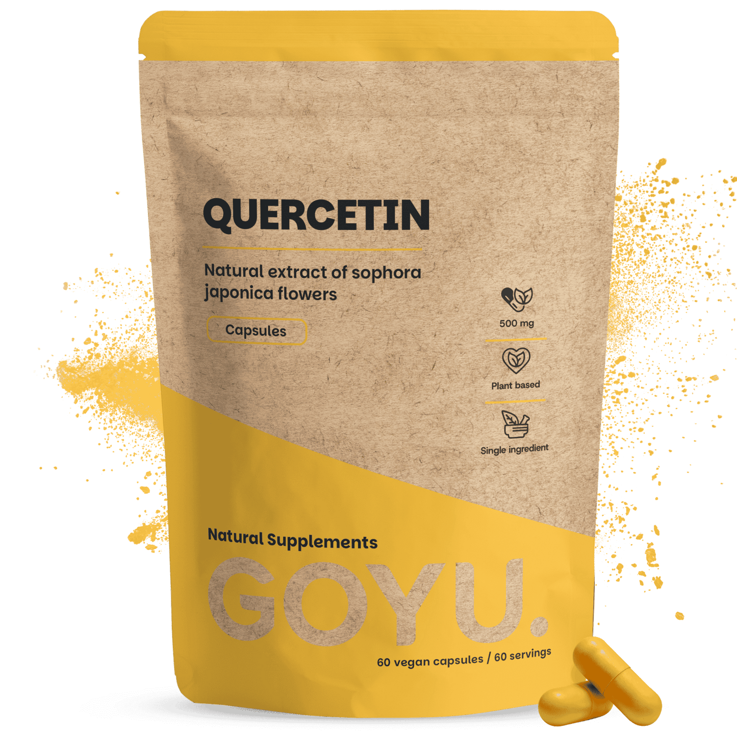 Quercetin Extract Capsules Goyu Supplement Superfood