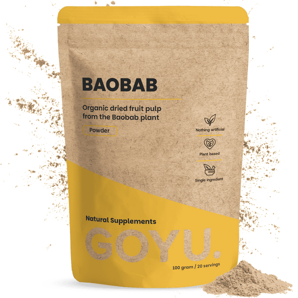 Biologisch Baobab poeder goyu superfood supplement