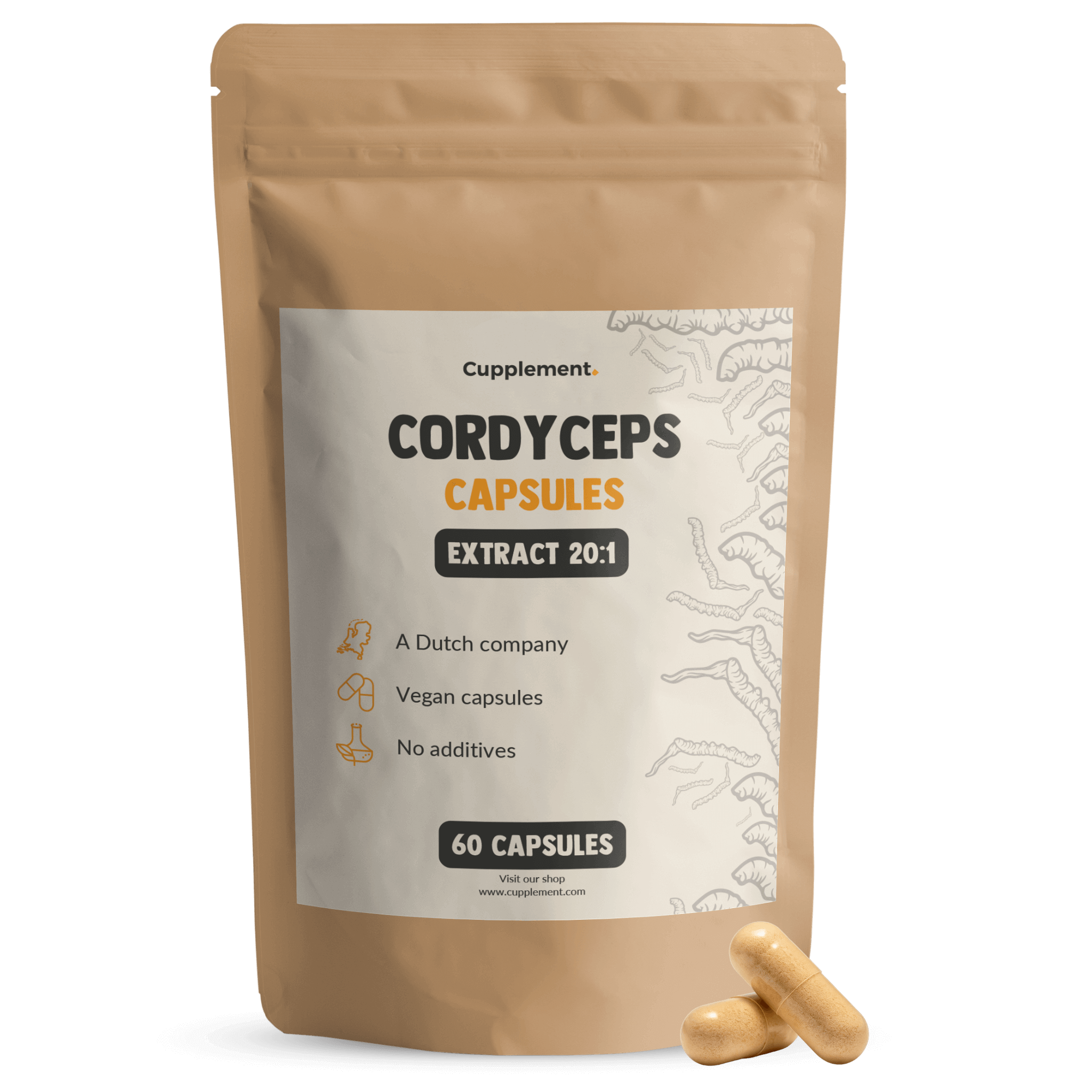 Cordyceps Extract Capsules Organic
