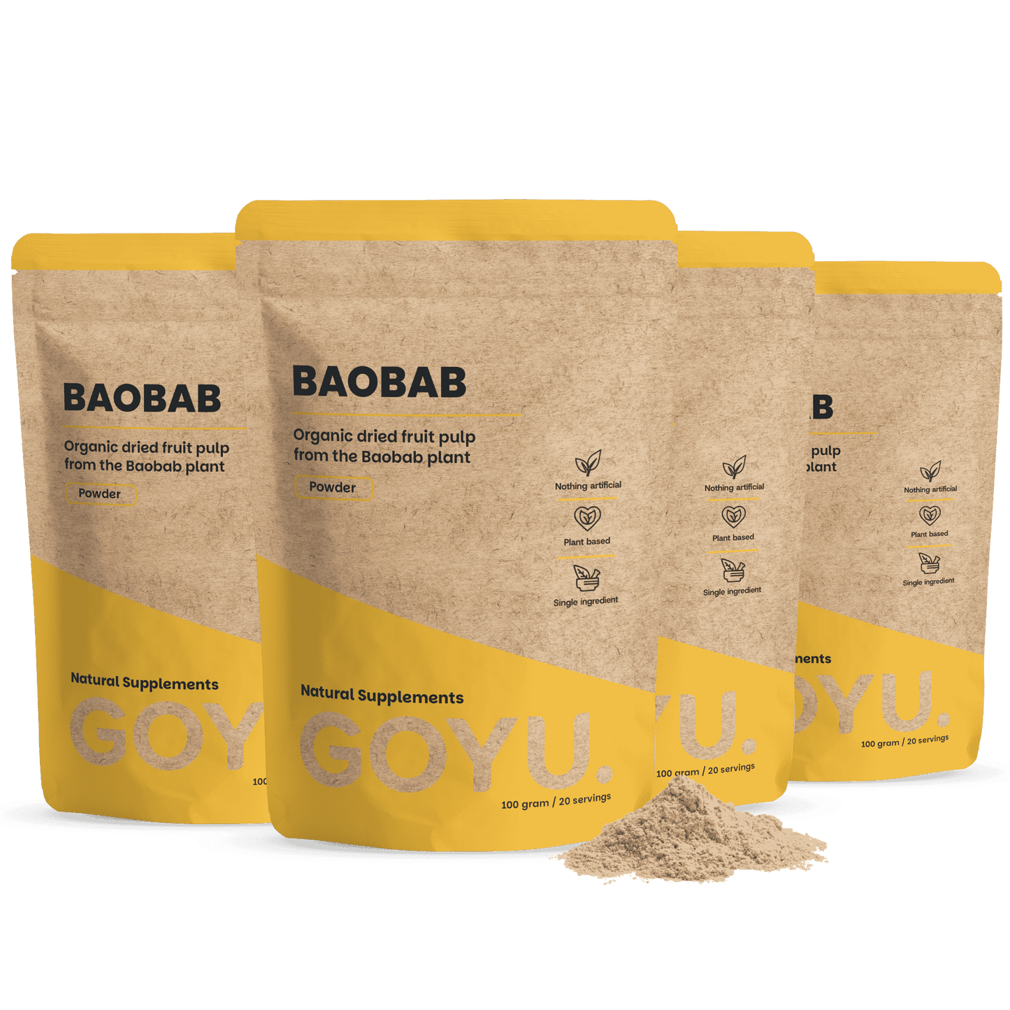 Baobab Pulver Biologisch