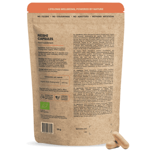 Biologische Reishi capsules goyu supplement superfood