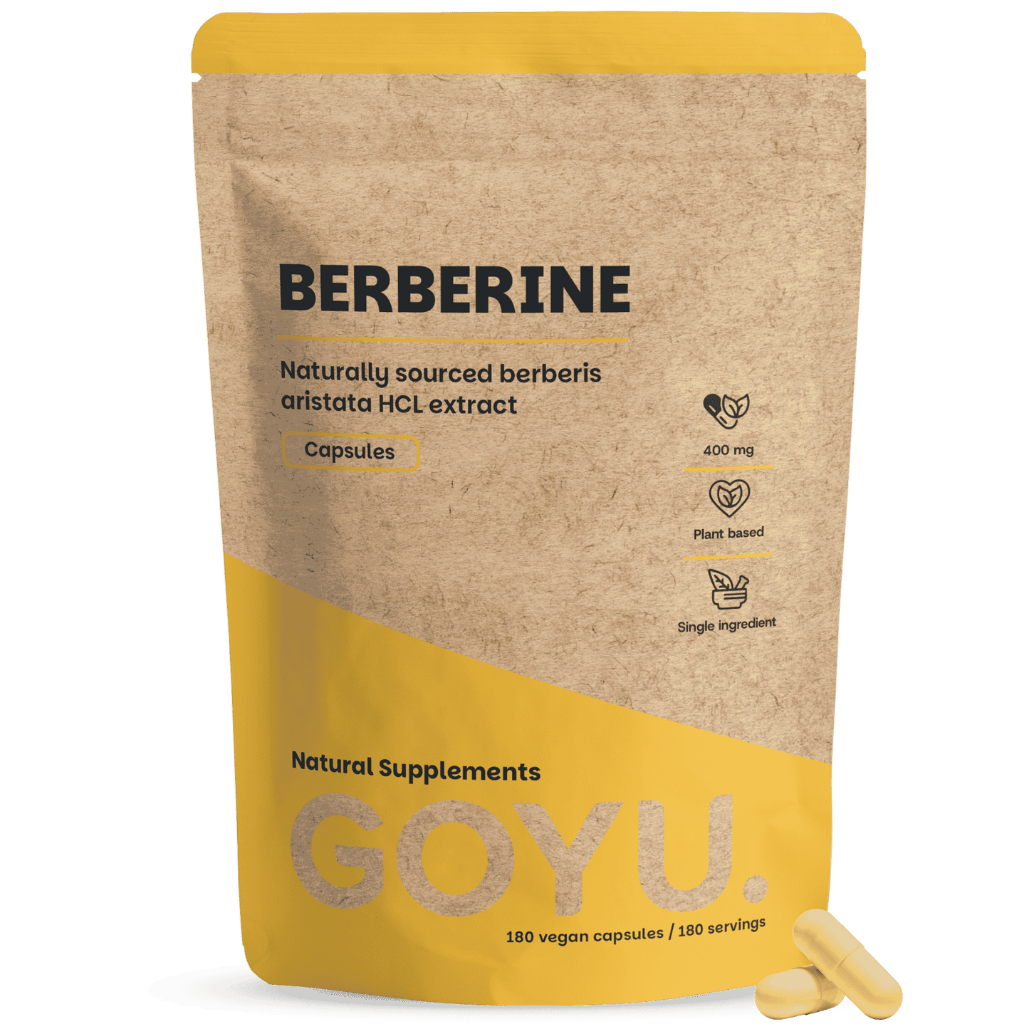 Berberin Extrakt Kapseln 400 mg