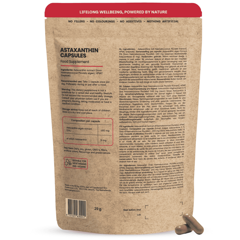 Astaxanthine Capsules 8 mg