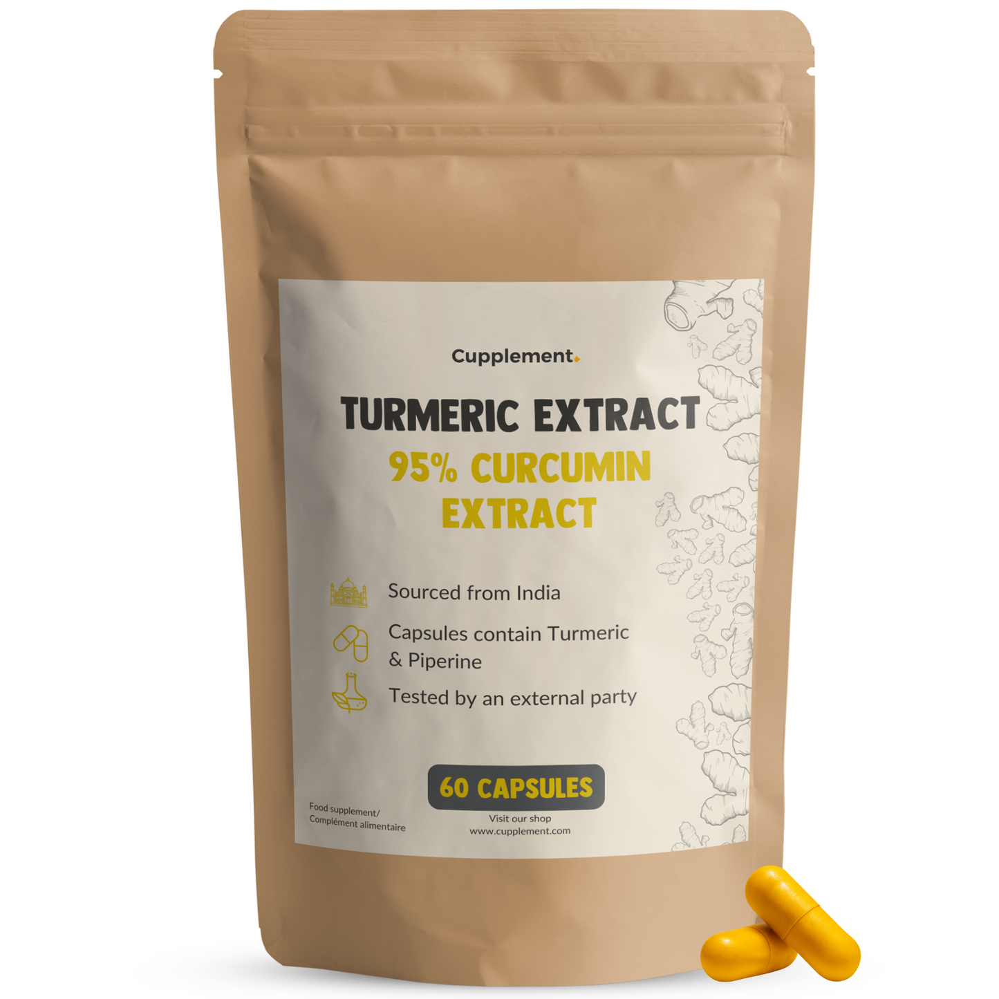 Kurkuma Kapseln 600 mg Bio