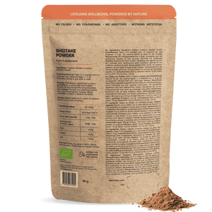 Biologische Shiitake poeder goyu supplement superfood