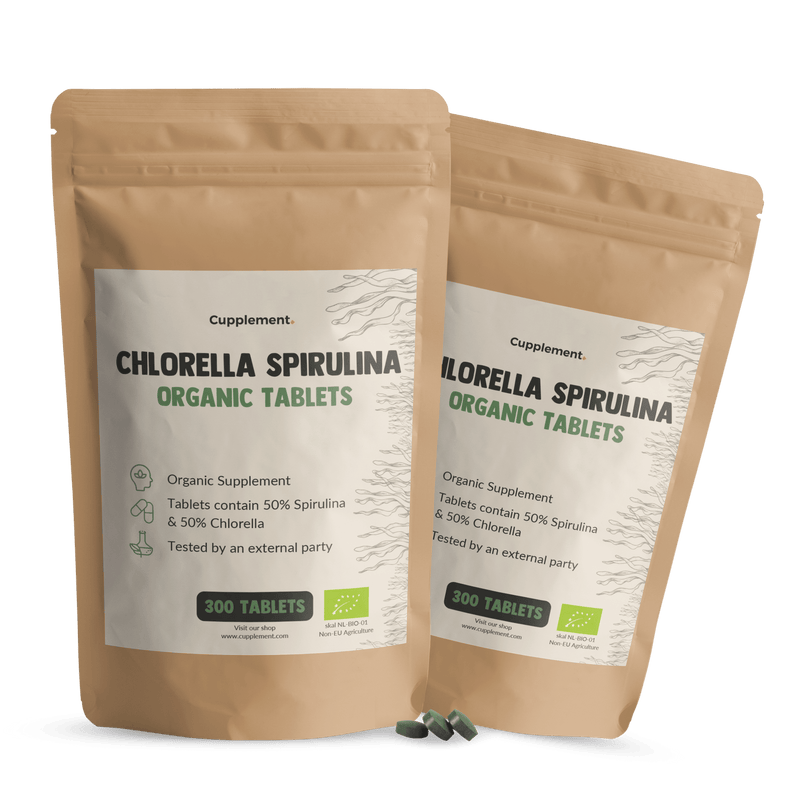 Spirulina Chlorella Tabletten 500 mg Biologisch