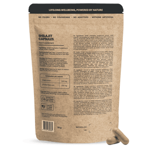 Shilajit extract capsules goyu superfood supplement