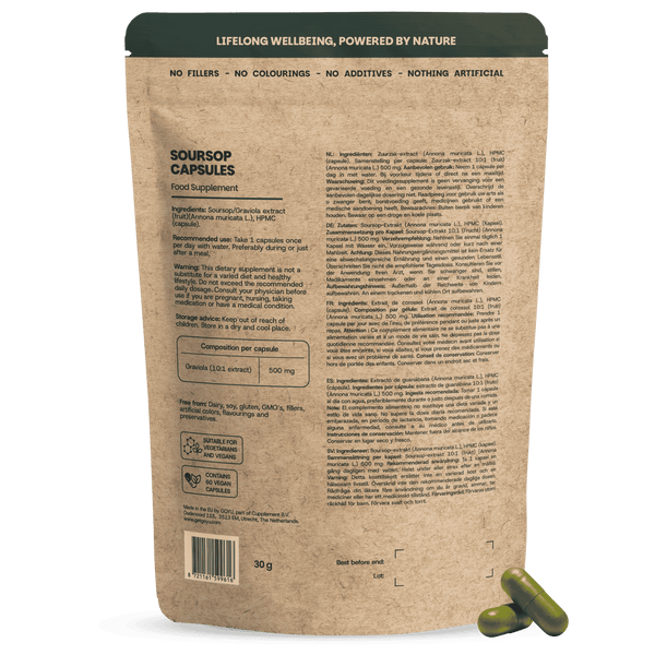 Soursop capsules goyu supplement superfood