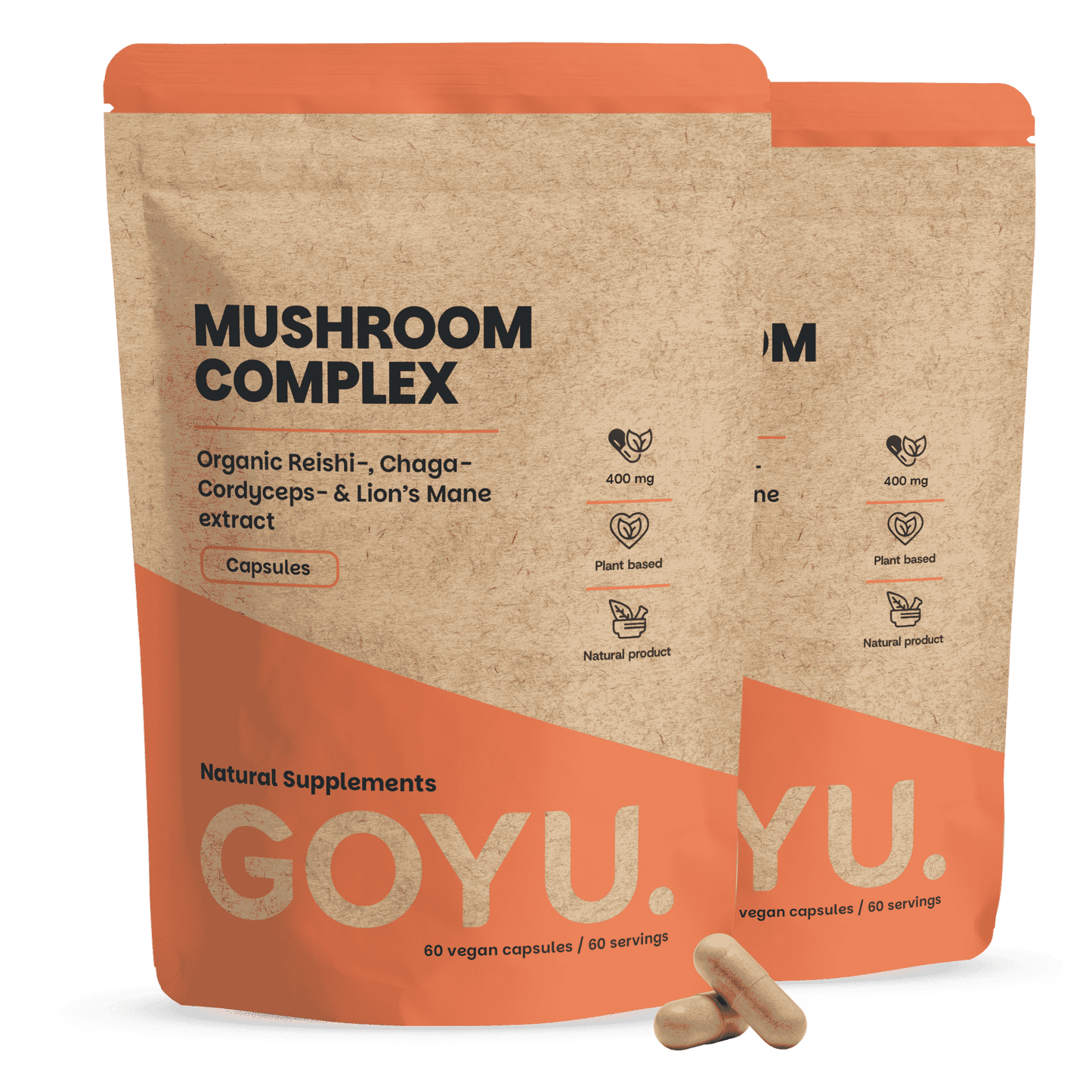 Paddenstoelen complex Capsules 400 mg BIO