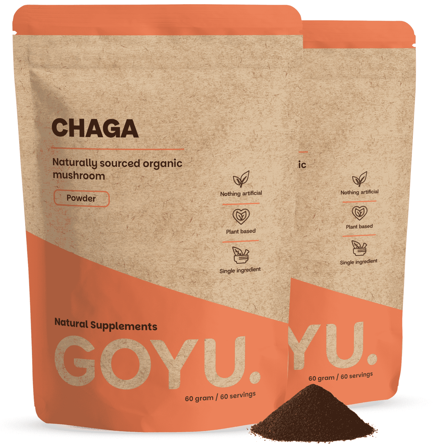 Chaga Poeder Biologisch