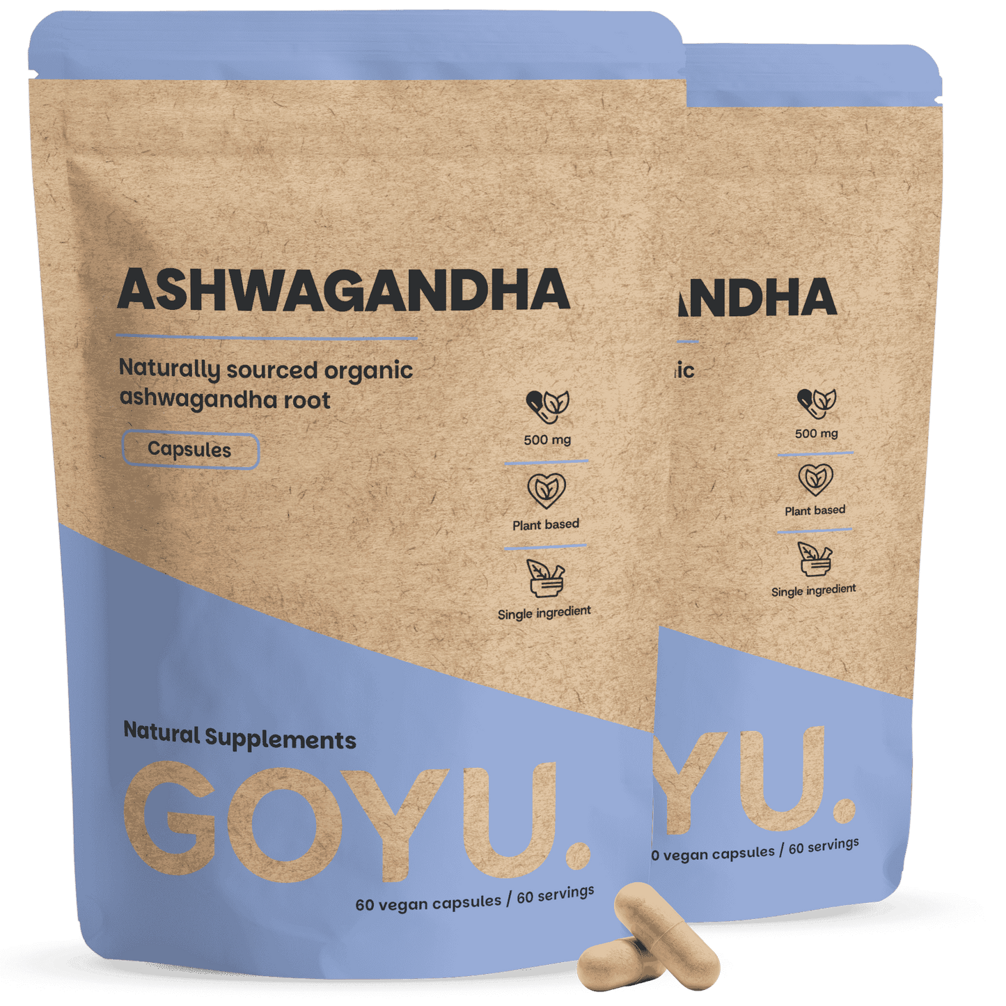 Ashwagandha Kapseln 500 mg BIO