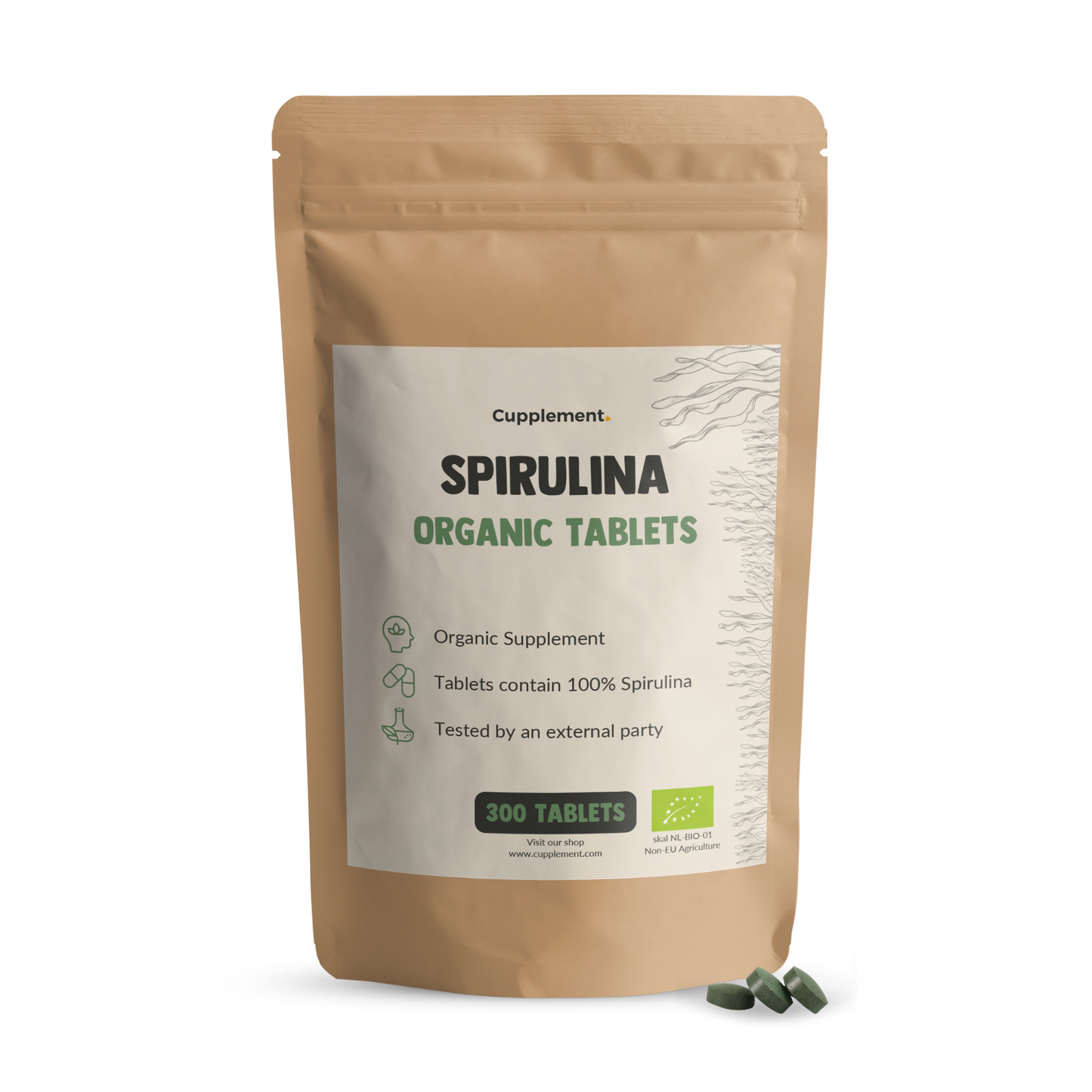 Spirulina Tabletten 500 mg Bio