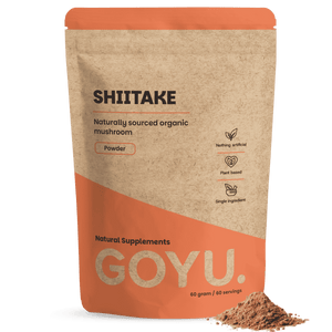 Biologische Shiitake poeder goyu supplement superfood