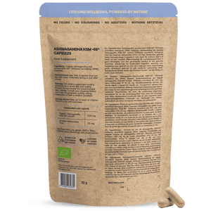 Biologische Ashwagandha KSM-66 extract capsules goyu superfood supplement