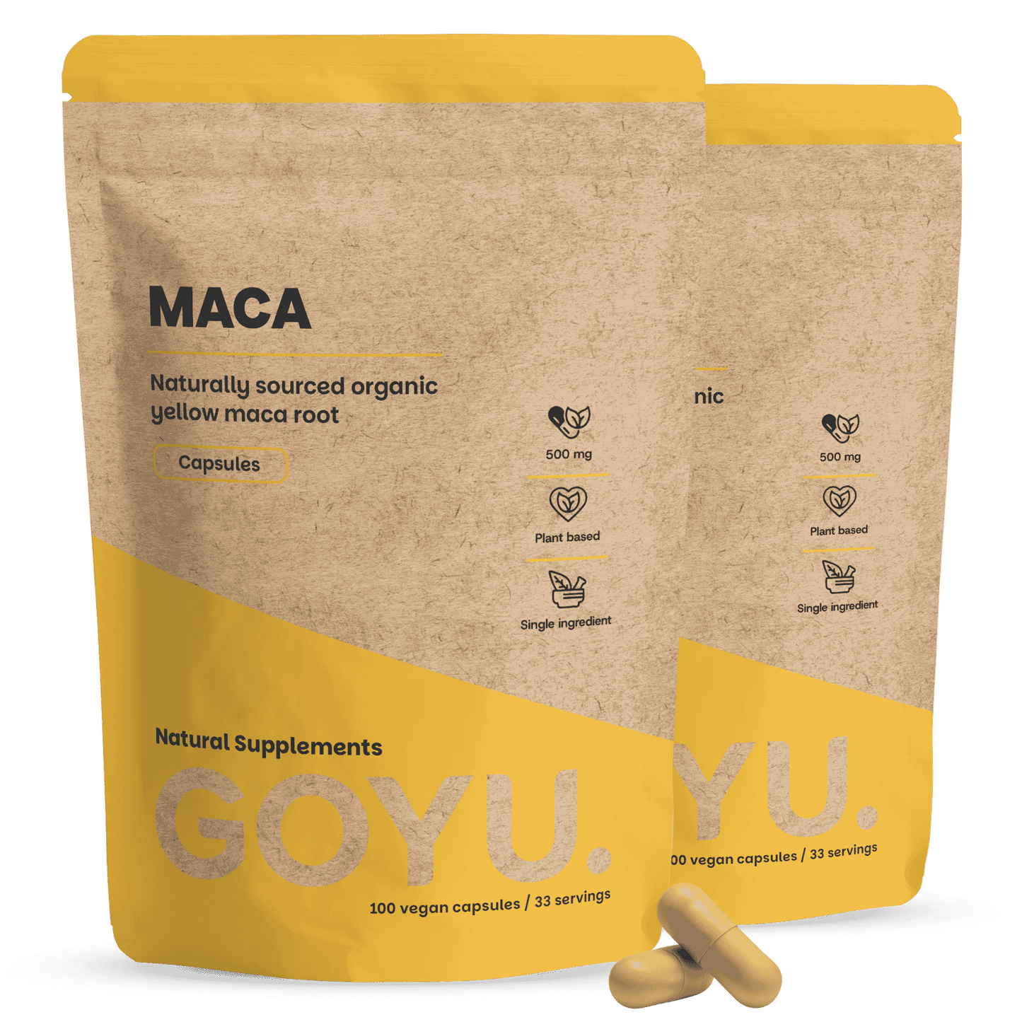 Maca Capsules 500 mg Biologisch