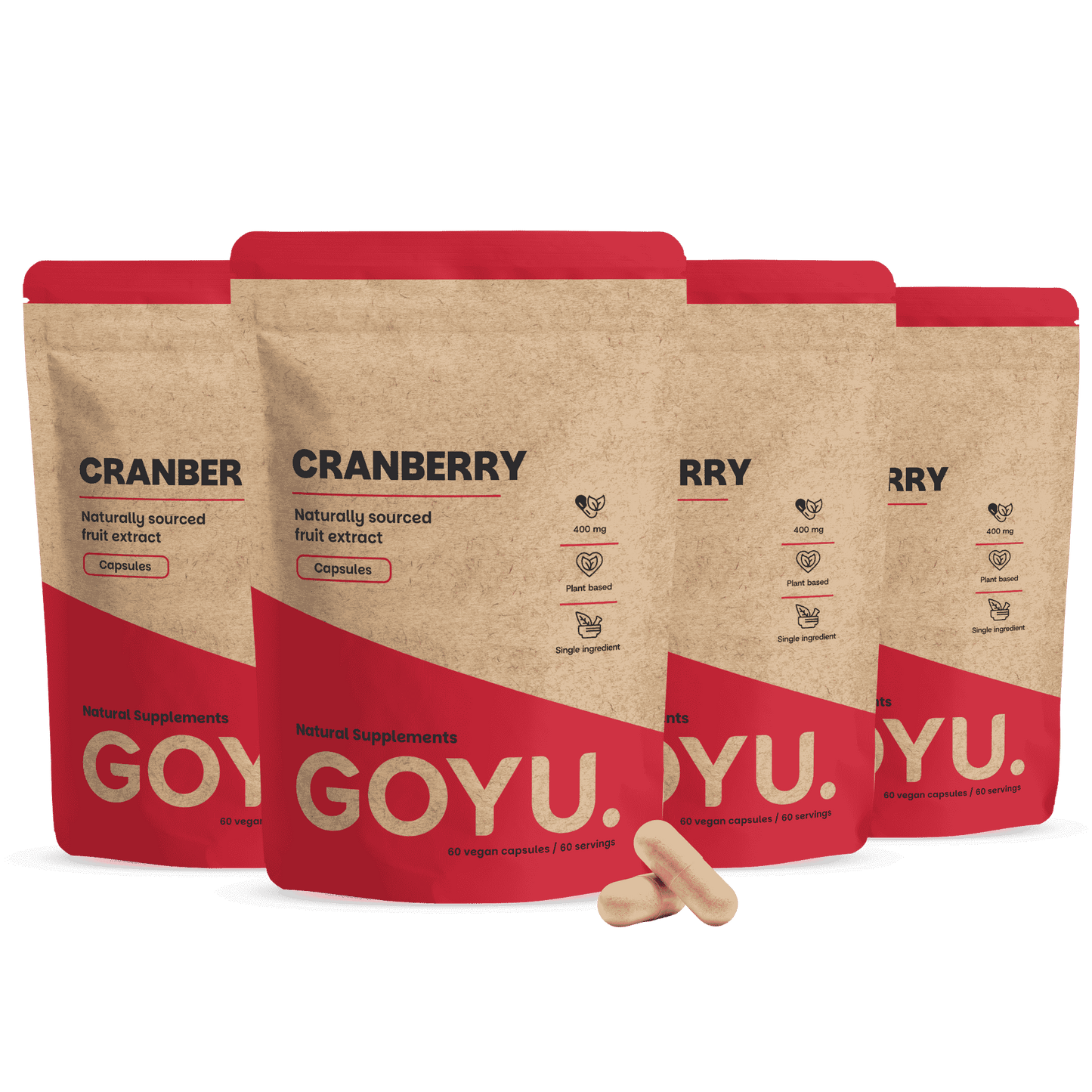 Cranberry Extrakt Kapseln 400 mg