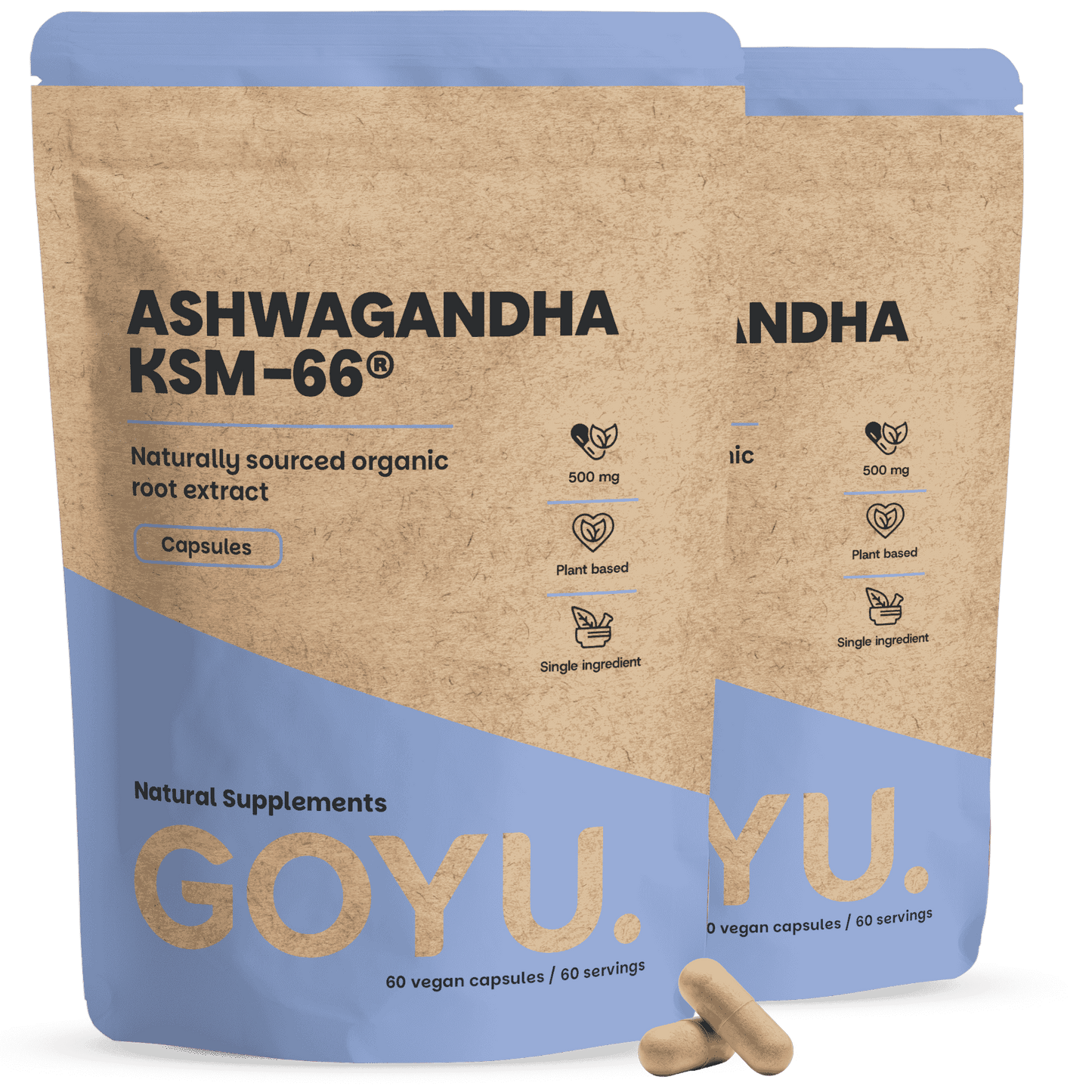 Ashwagandha KSM-66 Kapseln 500 mg BIO