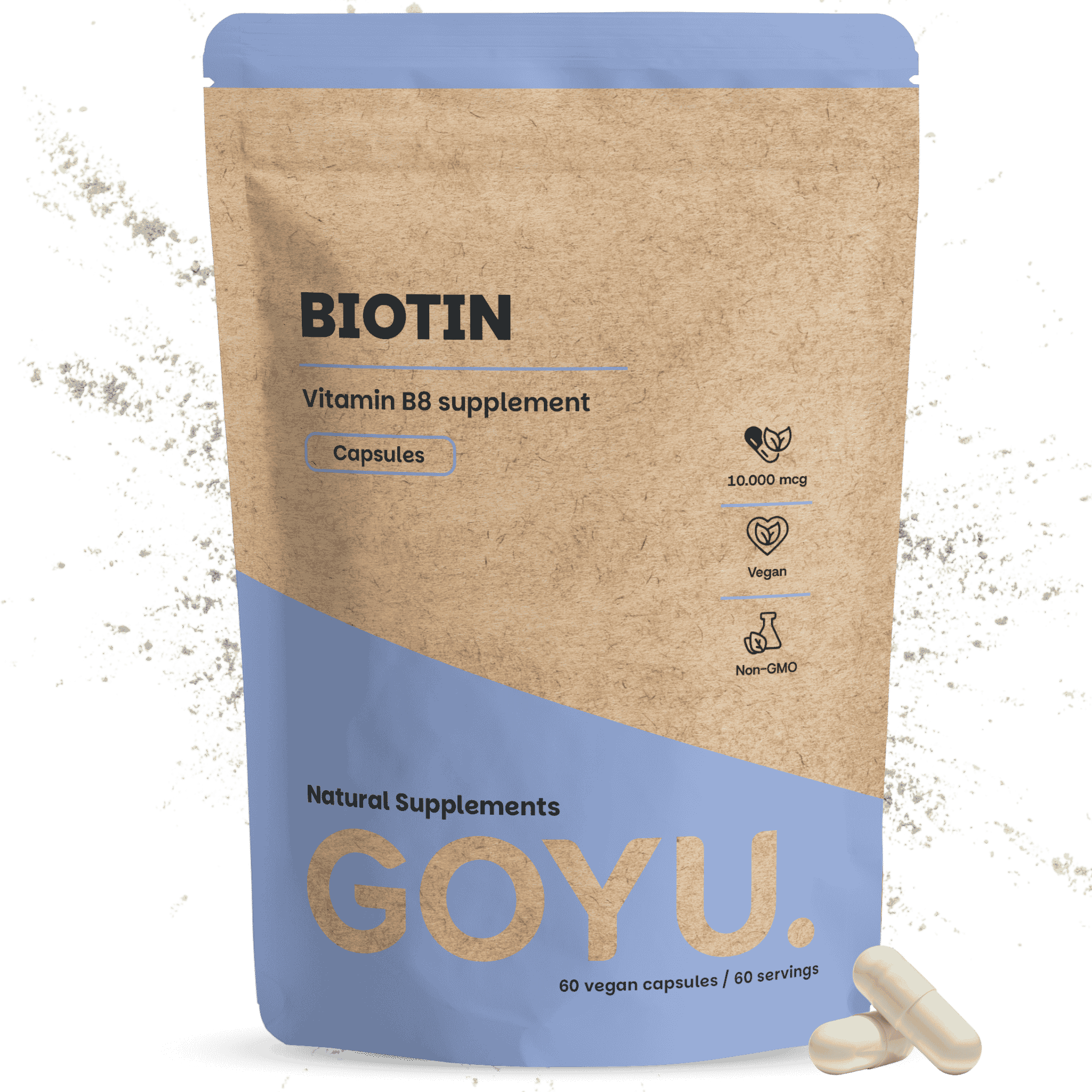 Biotin (Vitamin B8) Capsules 10,000 mcg