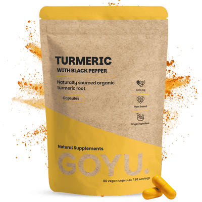 Kurkuma met Piperine Capsules 600 mg Biologisch