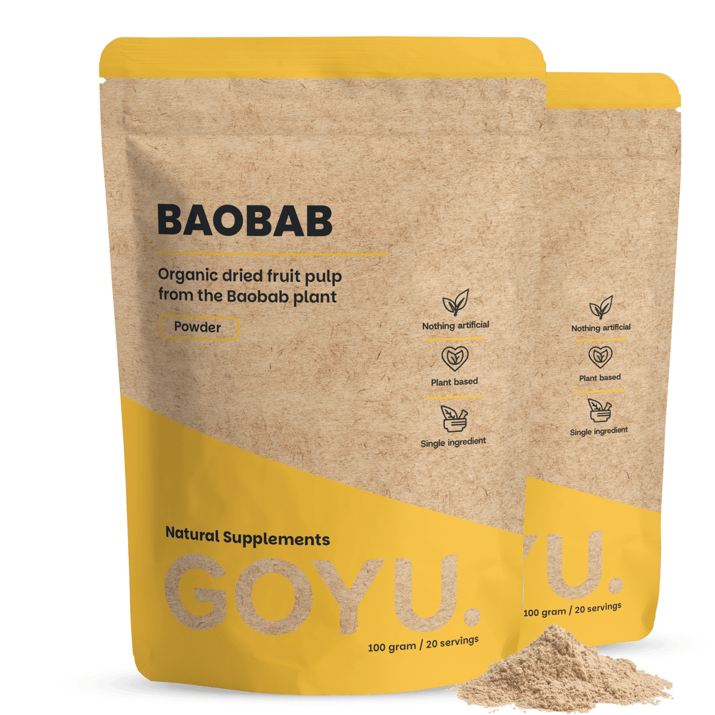 Poudre de Baobab Biologique