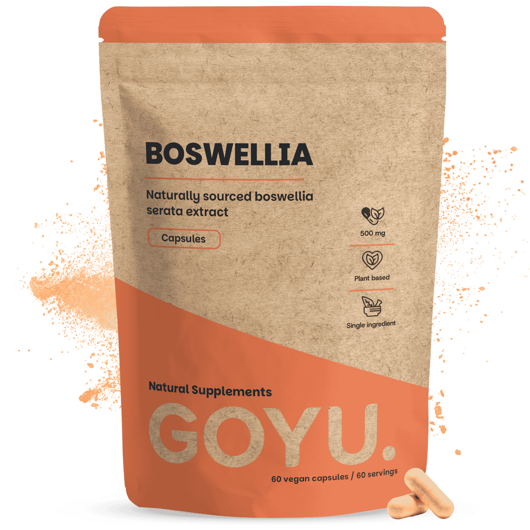 Boswellia extract capsules goyu supplement superfood