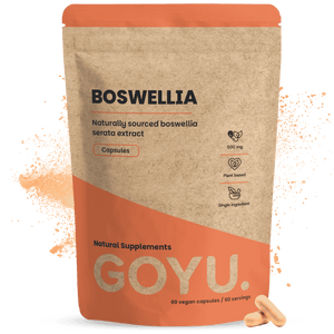 Boswellia extract capsules goyu supplement superfood