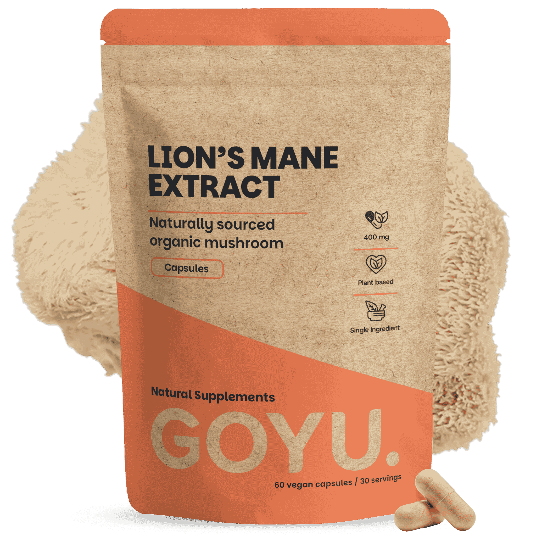 Lion's Mane Extract Capsules 400 mg