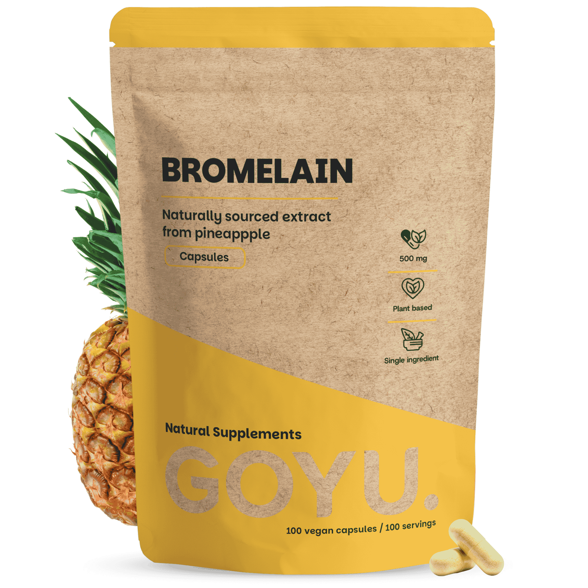 Bromelain Capsules 500mg
