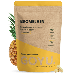 Bromelain capsules goyu supplement superfood