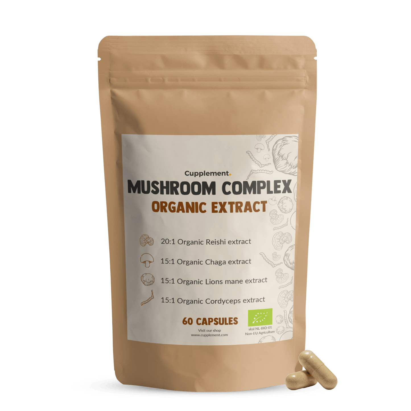 Mushroom mix Capsules 400 mg BIO