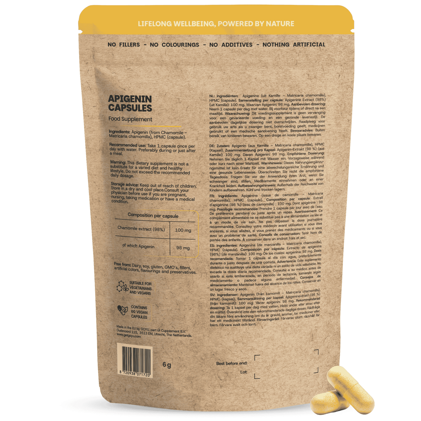 Apigenin Extract Capsules 100 mg