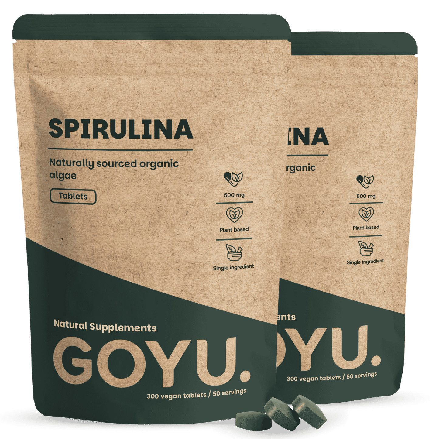 Comprimés de Spiruline 500 mg Biologiques