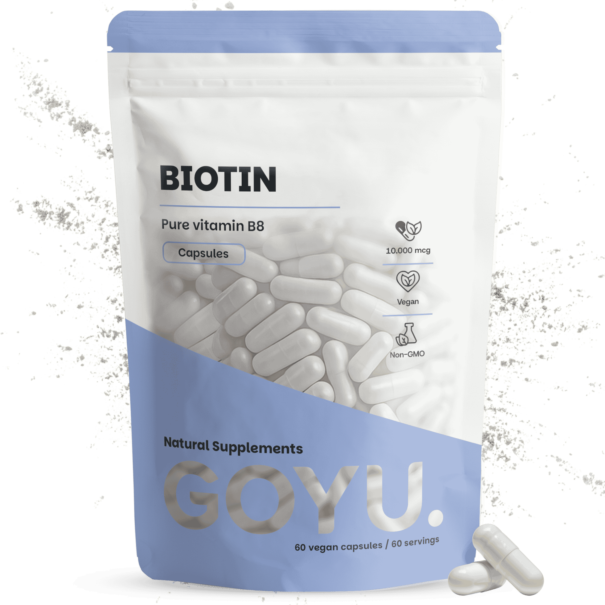 Biotin (Vitamin B8) Capsules 10,000 mcg