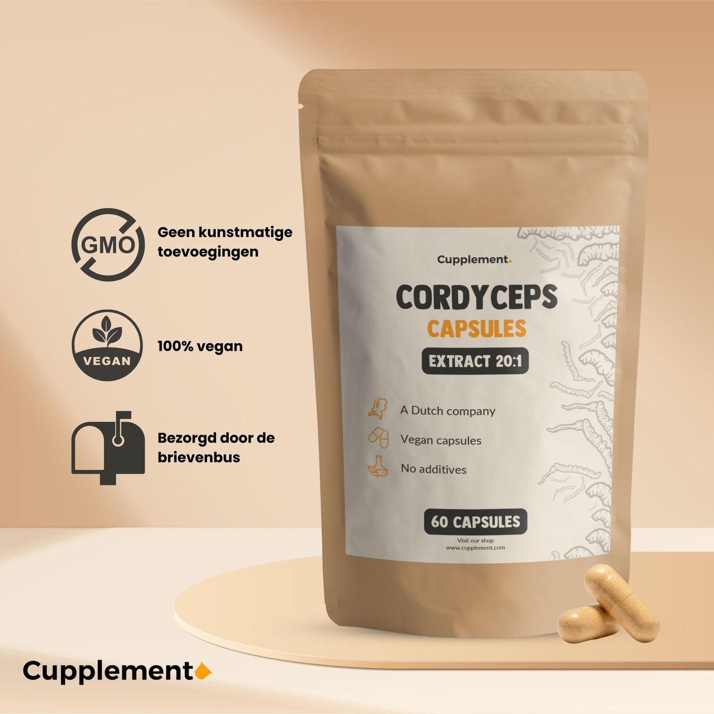 Cordyceps Extract Capsules Organic